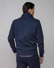 BLUE MEN'S ZIP SWEATER
