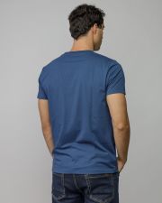 BLUE MEN'S SHORT SLEEVE T-SHIRT