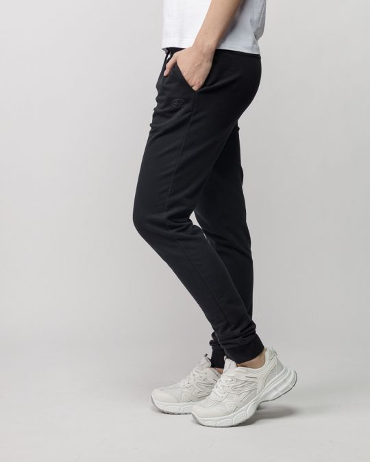 BLACK WOMEN'S SWEATPANTS 2D25FW1586LP0705