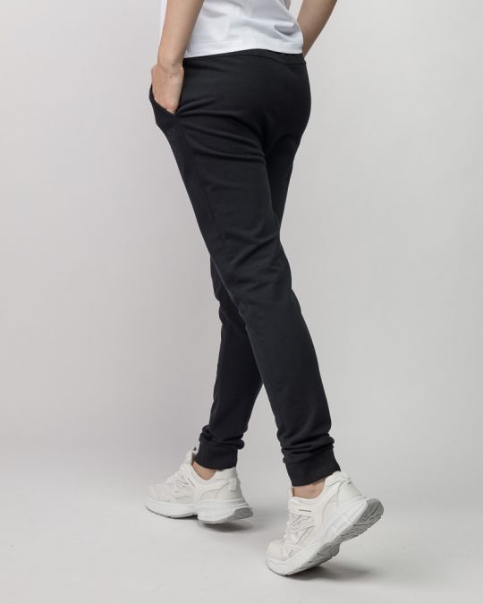BLACK WOMEN'S SWEATPANTS 2D25FW1586LP0705
