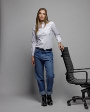 WHITE WOMEN'S SHIRT
