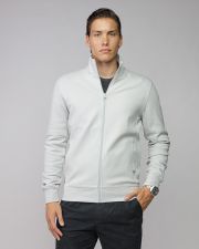 GREY MEN'S ZIP SWEATER
