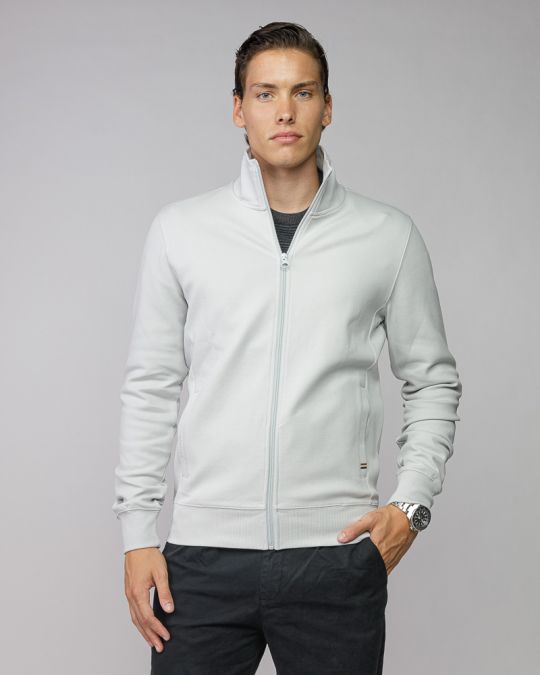GREY MEN'S ZIP SWEATER 1D25FW4092KA0701