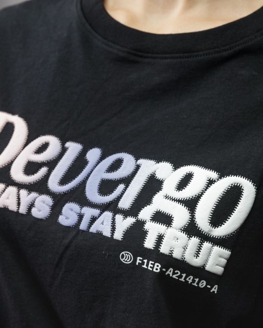 BLACK WOMEN'S SHORT SLEEVE T-SHIRT 2D25FW4507SS0105