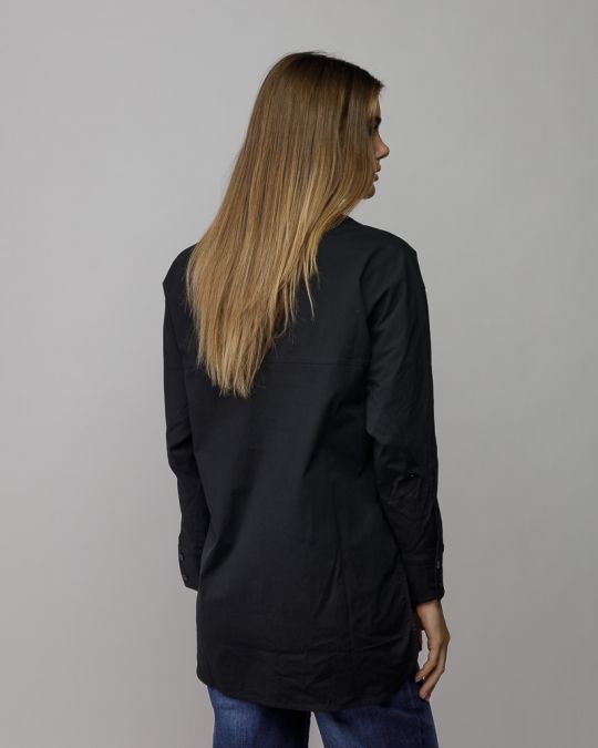BLACK WOMEN'S LOOSE SHIRT 2D25FW5500LS1305