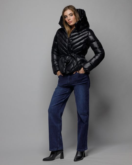 BLACK WOMEN'S SHORT SLEEVE T-SHIRT 2D25FW4510SS0105