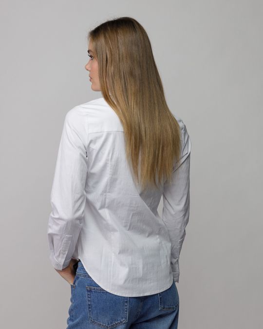 WHITE WOMEN'S SHIRT 2D25FW5504LS1305