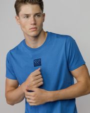 BLUE MEN'S SHORT SLEEVE T-SHIRT