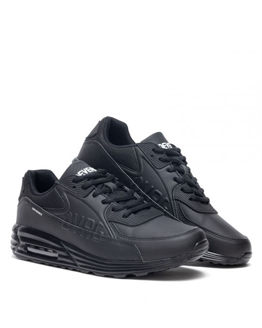 BLACK MEN'S SNEAKER - DRAGON DE25FW4014PU DR