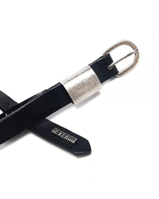 BLACK WOMEN'S LEATHER BELT 2D25FW8582BL2100