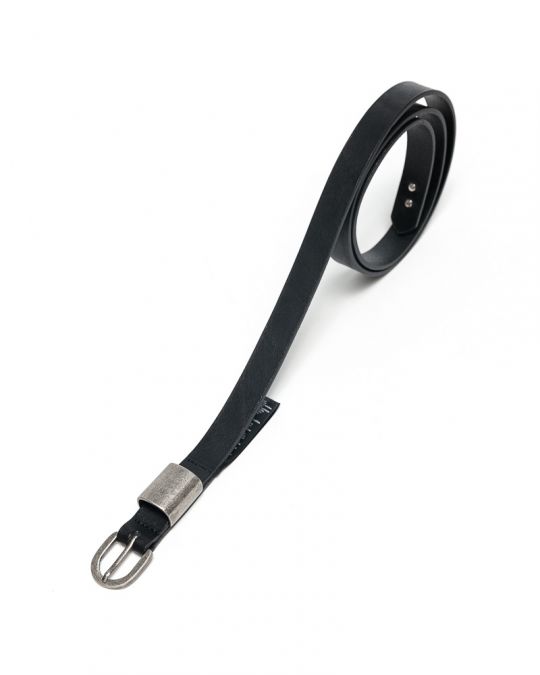 BLACK WOMEN'S LEATHER BELT 2D25FW8582BL2100