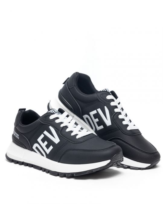 BLACK MEN'S SNEAKERS - FRED DE25FW4026PU UL