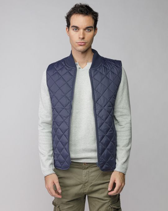 BLUE MEN'S VEST 1D25FW7001SL1600