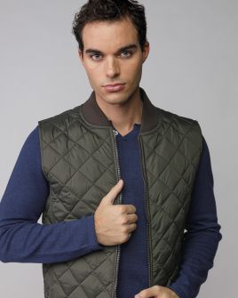 KHAKI MEN'S VEST 1D25FW7001SL1600