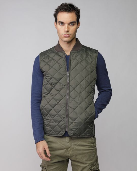 KHAKI MEN'S VEST 1D25FW7001SL1600