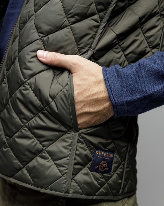 KHAKI MEN'S VEST 1D25FW7001SL1600