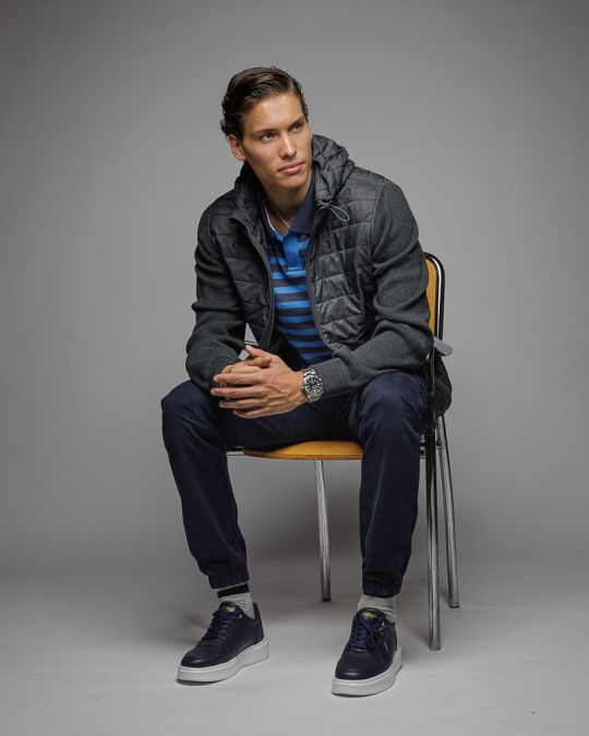 GREY MEN'S TRANSITION COAT 1D25FW7013KA1600