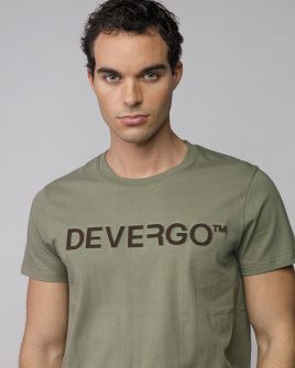 KHAKI MEN'S SHORT SLEEVE T-SHIRT 1D25FW4044SS0105