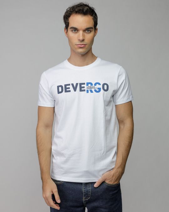 WHITE MEN'S SHORT SLEEVE T-SHIRT 1D25FW4043SS0105