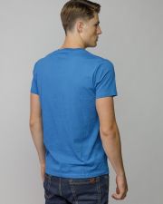 BLUE MEN'S SHORT SLEEVE T-SHIRT