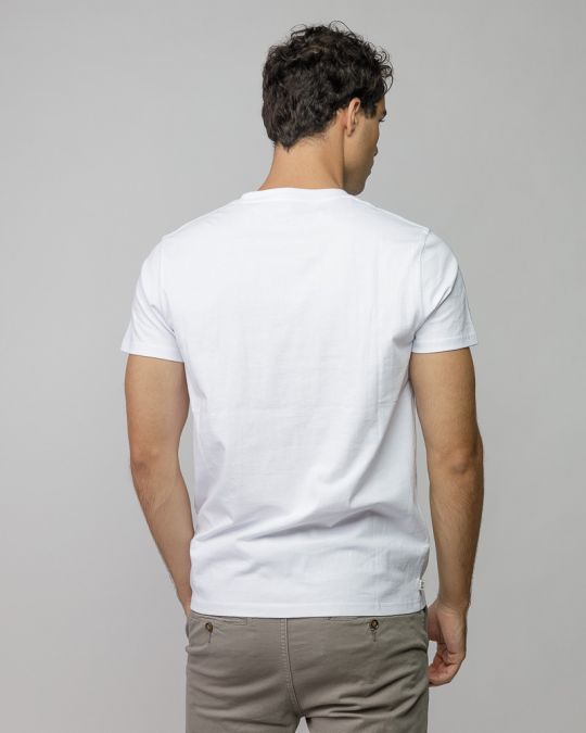 WHITE MEN'S SHORT SLEEVE T-SHIRT 1D25FW4044SS0105