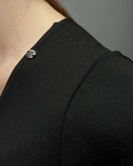 BLACK WOMEN'S LONG SLEEVE BODYSUIT 2D25FW4565BD0205