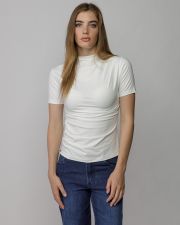 WHITE WOMEN'S SHORT SLEEVE T-SHIRT