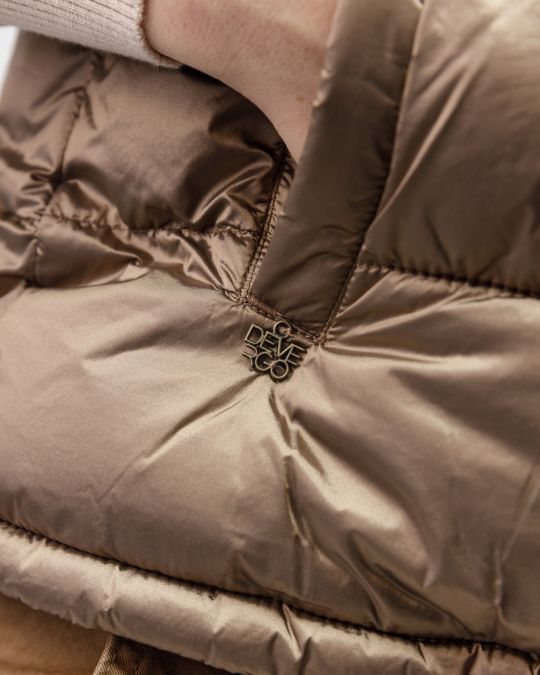 BEIGE WOMEN'S HOODED VEST 2D25FW7523SL1600