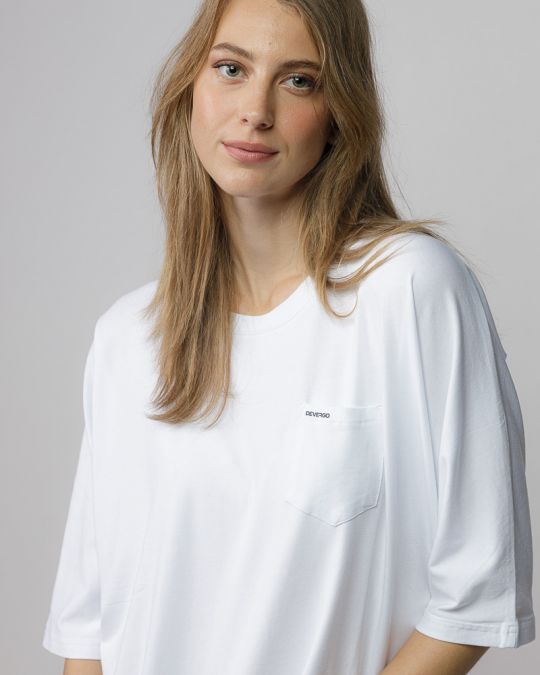 WHITE WOMEN'S SHORT SLEEVE T-SHIRT 2D25FW4520SS0224