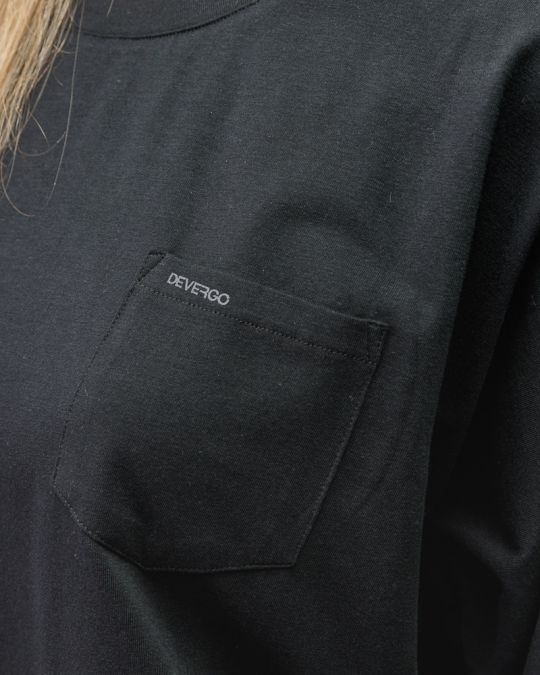 BLACK WOMEN'S SHORT SLEEVE T-SHIRT 2D25FW4520SS0224