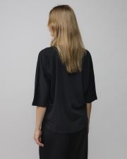 BLACK WOMEN'S SHORT SLEEVE T-SHIRT