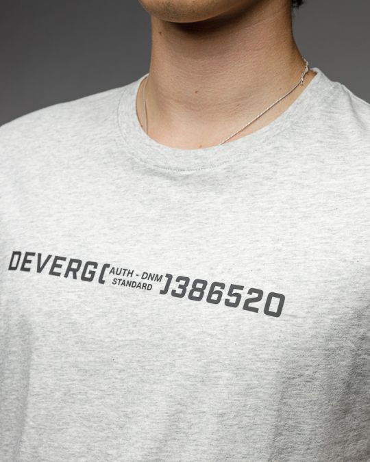 GREY MEN'S SHORT SLEEVE T-SHIRT 1D25FW4049SS0105