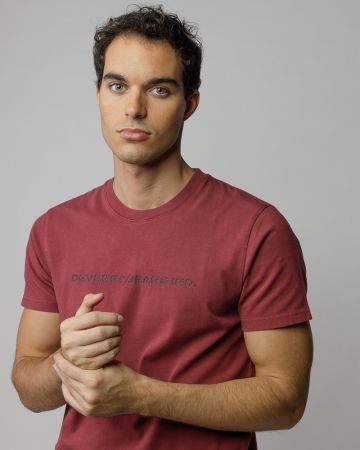 BORDEAUX MEN'S SHORT SLEEVE T-SHIRT 1D25FW4034SS0124