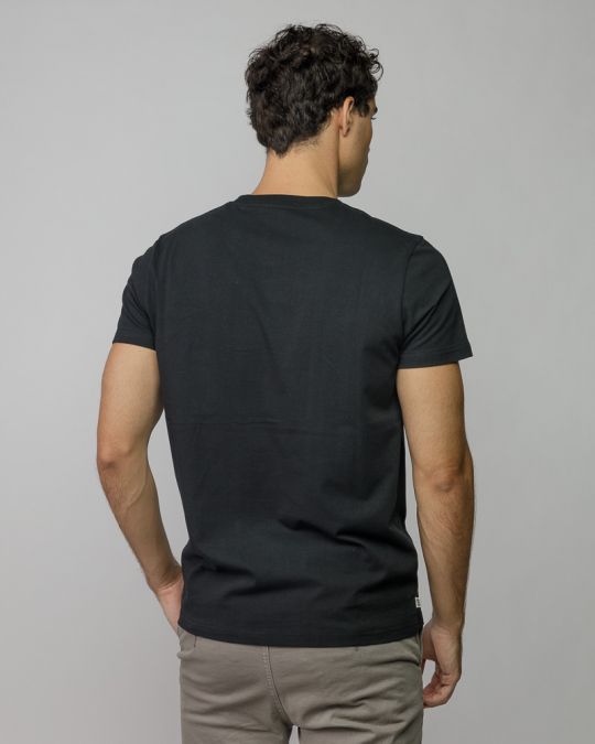 BLACK MEN'S SHORT SLEEVE T-SHIRT 1D25FW4044SS0105