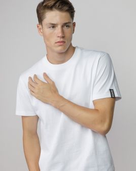 WHITE MEN'S SHORT SLEEVE T-SHIRT 1D25FW4047SS0106