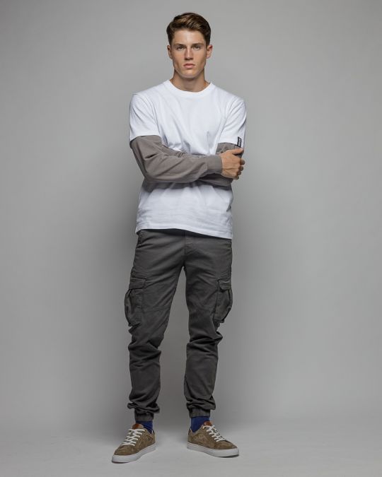 WHITE MEN'S SHORT SLEEVE T-SHIRT 1D25FW4047SS0106