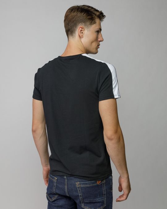 BLACK MEN'S SHORT SLEEVE T-SHIRT 1D25FW4050SS0205