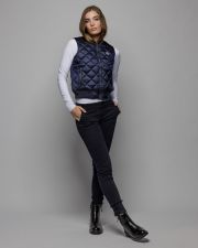 BLUE WOMEN'S QUILTED VEST