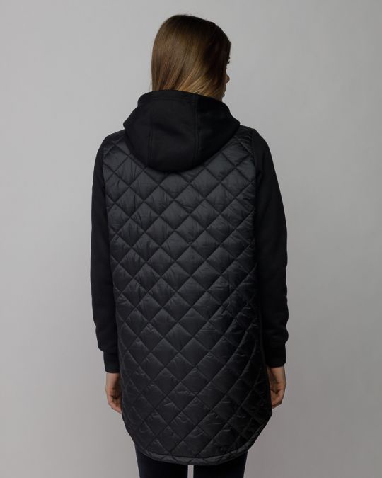 BLACK WOMEN'S TRANSITIONAL COAT 2D25FW7581KA1600