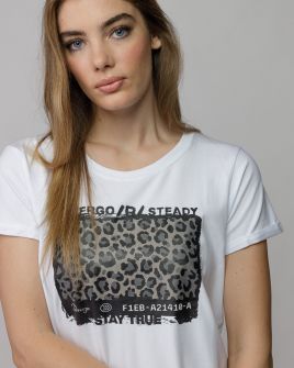 WHITE WOMEN'S SHORT SLEEVE T-SHIRT 2D25FW4522SS0224