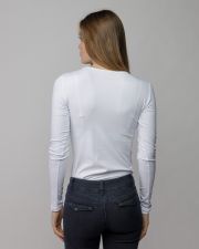 WHITE WOMEN'S LONG SLEEVE T-SHIRT