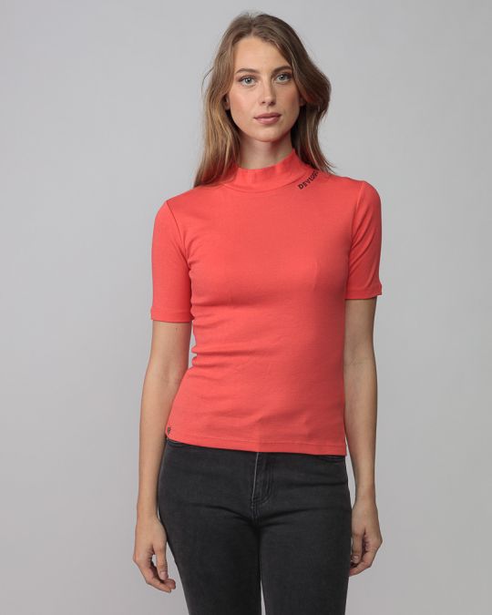 CORAL WOMEN'S SHORT SLEEVE TURTLENECK T-SHIRT 2D25FW4523SS3305