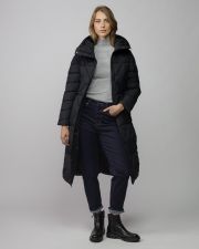 BLACK WOMEN'S LONG WINTER COAT