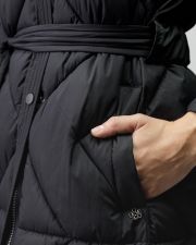 BLACK WOMEN'S LONG WINTER COAT