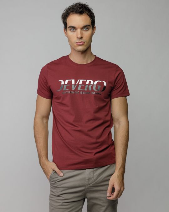BORDEAUX MEN'S SHORT SLEEVE T-SHIRT 1D25FW4040SS0205