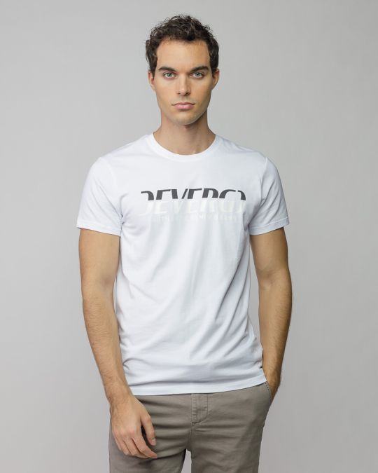 WHITE MEN'S SHORT SLEEVE T-SHIRT 1D25FW4040SS0205