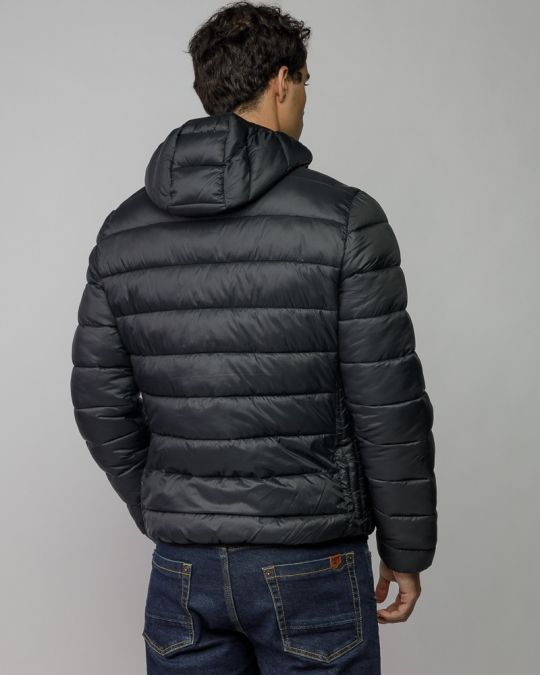 BLACK MEN'S COAT 1D25FW3039KA1600