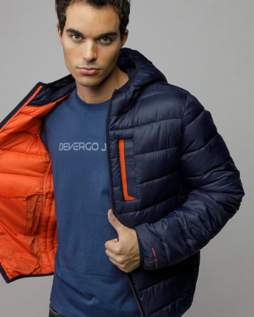 BLUE MEN'S COAT 1D25FW3039KA1600