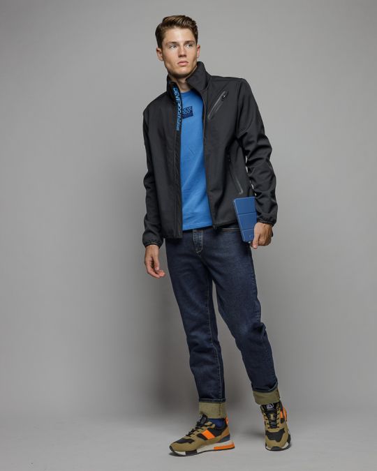 BLACK MEN'S TRANSITION COAT 1D25FW7016KA1200