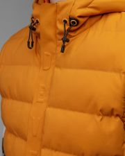 ORANGE MEN'S HOODED VEST